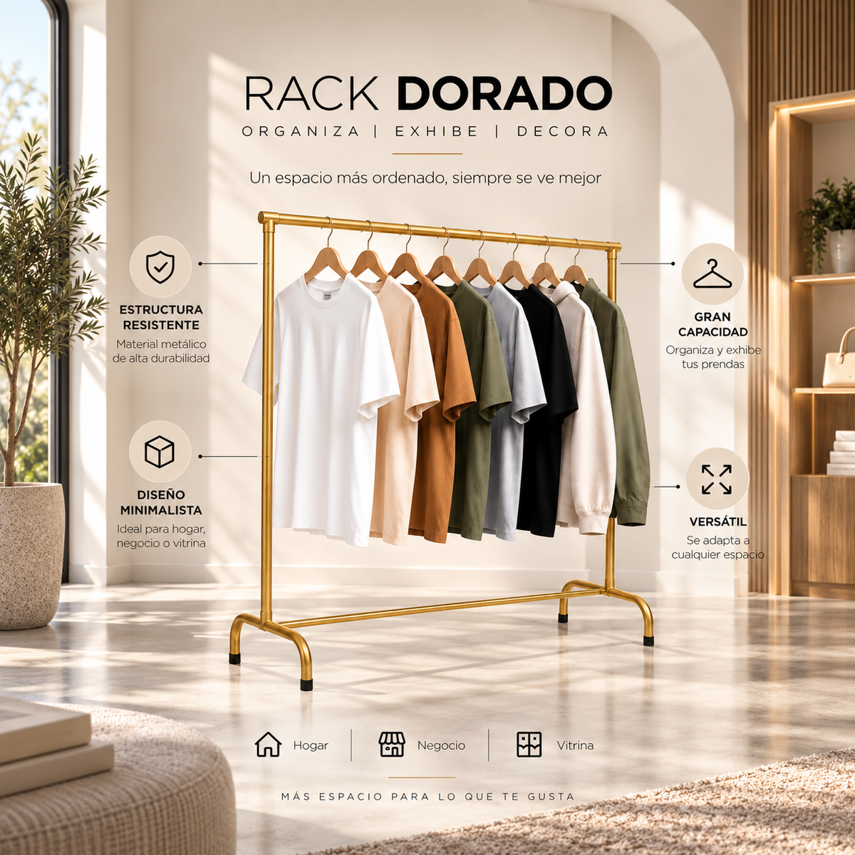 Rack Dorado