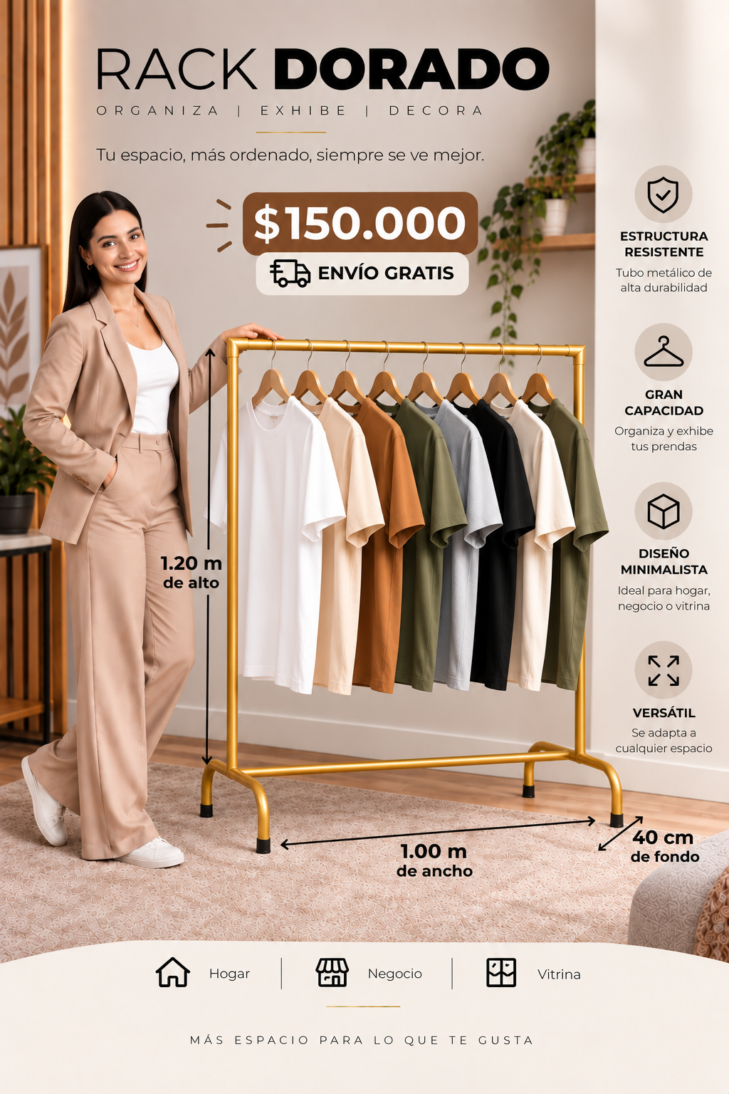 Rack Dorado